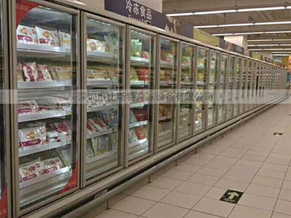 深圳超市冷冻玻璃展示立柜